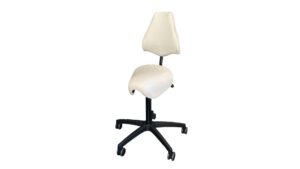 Saddle Stool with backrest